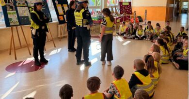 Odblaskowa szkoła – SP nr 5 w Stargardzie  uczy jak  dbać o bezpieczeństwo na drodze